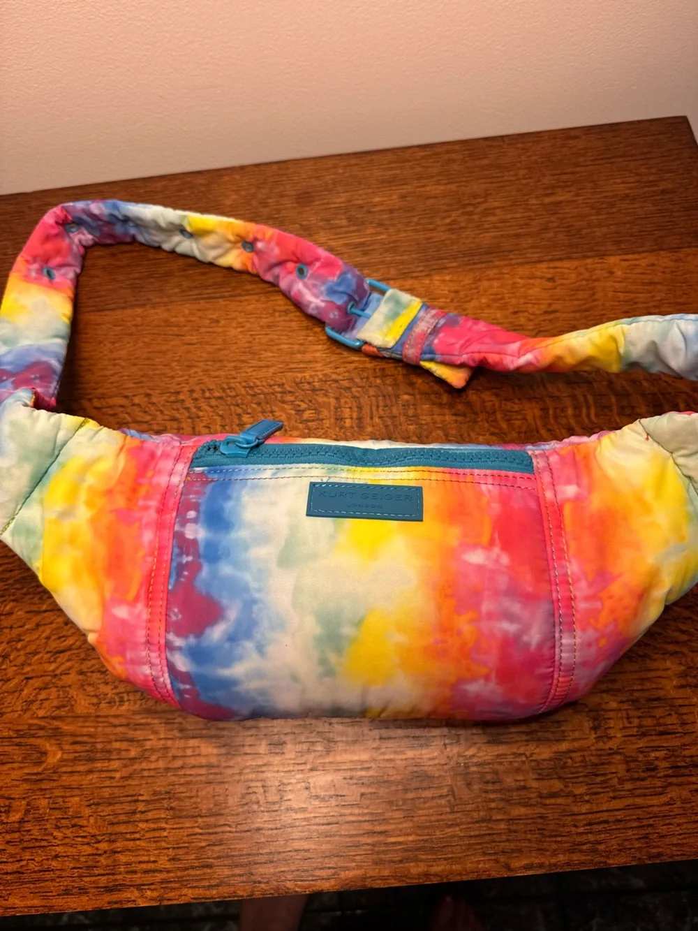 Kurt Geiger London Glasto Tie-Dye Belt Bag/Fanny Pack EUC - Picture 4 of 13